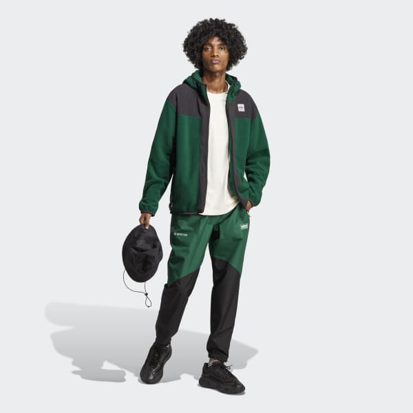 Zielony Adventure FC Full Zip Polar Fleece Hoodie