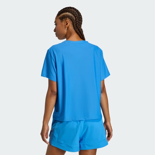 ブルー 3D クーリング インテンシティ 半袖Tシャツ