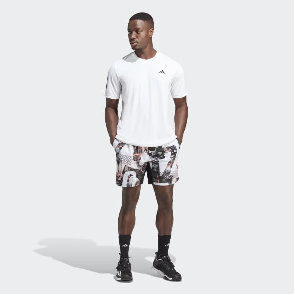 White Club 3-Stripes Tennis T-Shirt