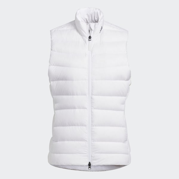 Blanc Doudoune sans manches P6427