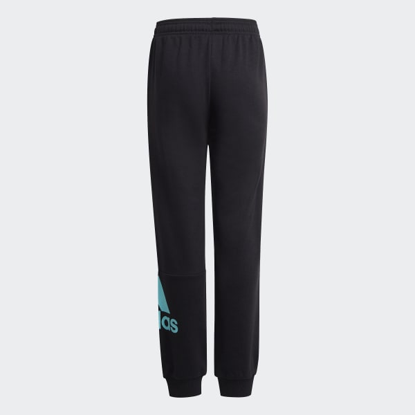 Schwarz Essentials French Terry Hose
