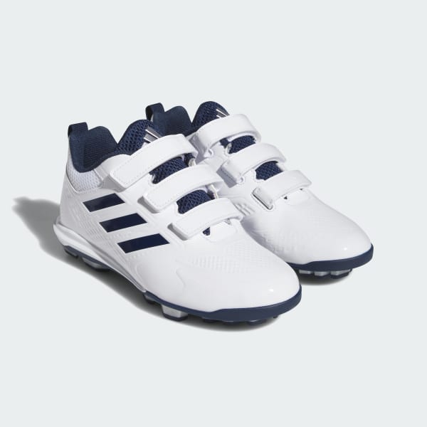 ホワイト スタビル 5ポイント ロー AC ベースボール スパイク / Stabile 5 Point Low AC Baseball Cleats