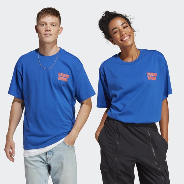 Blau Graphic T-Shirt