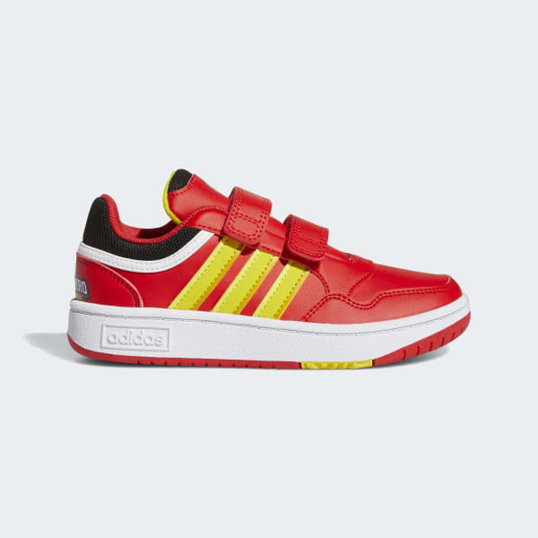 Red adidas x Marvel Super Hero Adventures Iron Man Hoops 3.0 Shoes LUQ46