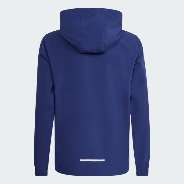 Blu GIACCA CON CAPPUCCIO ADIDAS TECH WOVEN