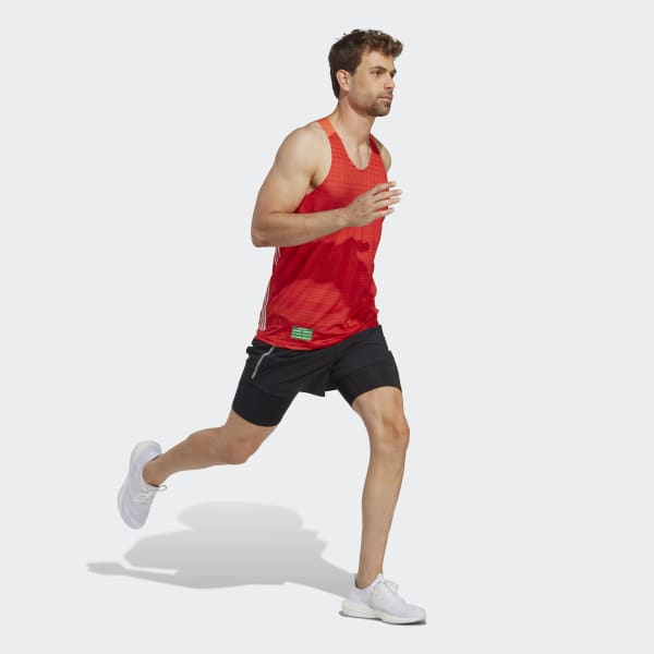 Orange Adizero Rhonex Kipruto Signature singlet