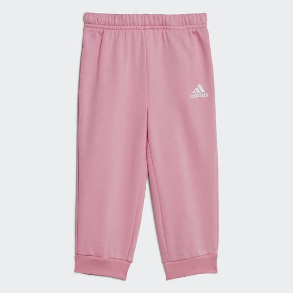 adidas Brand Love Fleece Jogger Set - Pink | adidas UK