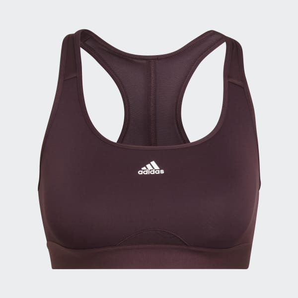 Buy Women's Adidas Women Powerreact Training Medium-Support 3-Stripes Sports  Bra with Removable Pads, OE Online