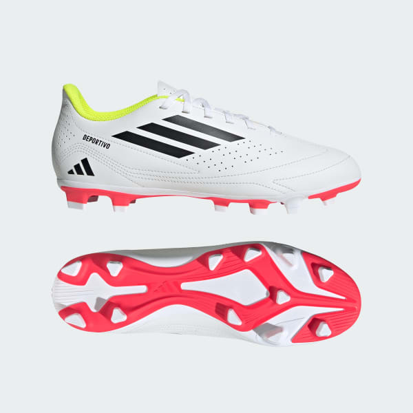 Chuteira Deportivo III Flexible Ground - Branco adidas | adidas Brasil