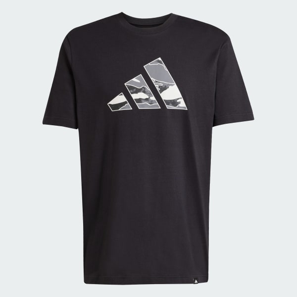Black Camo Logo Graphic Tee