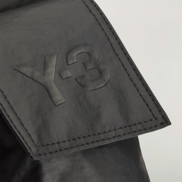 adidas Y-3 NEWSPAPER BAG L - Black | Free Shipping with adiClub