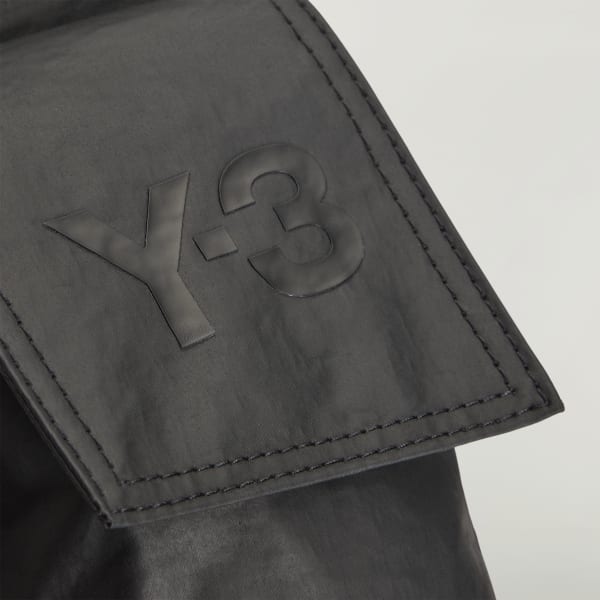 adidas Y-3 NEWSPAPER BAG L - Black | Free Shipping with adiClub