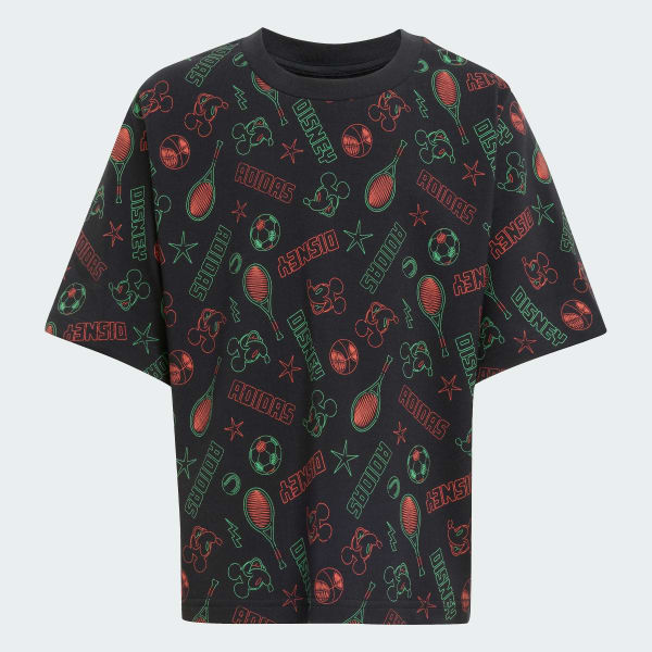 Svart Disney Mickey Mouse T-skjorte