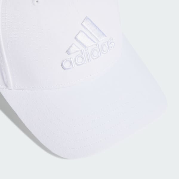 Bianco Cappellino Big Tonal Logo Baseball
