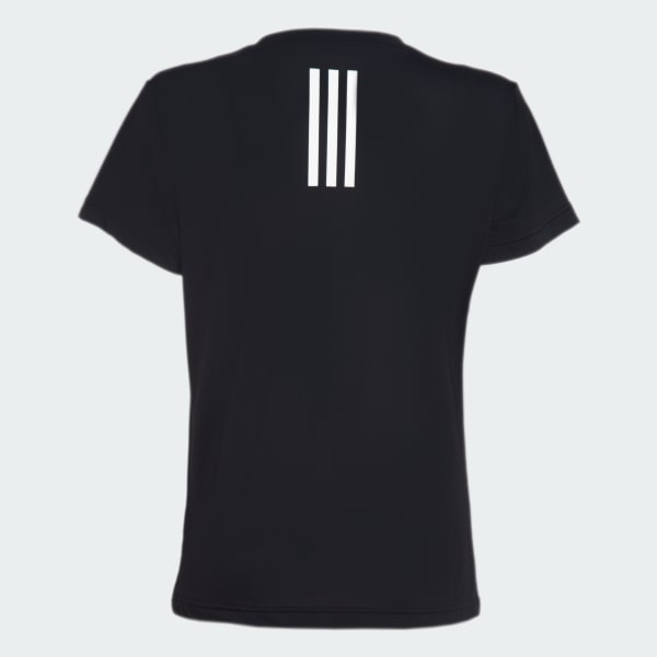 Preto Camiseta Own The Run 3 Listras