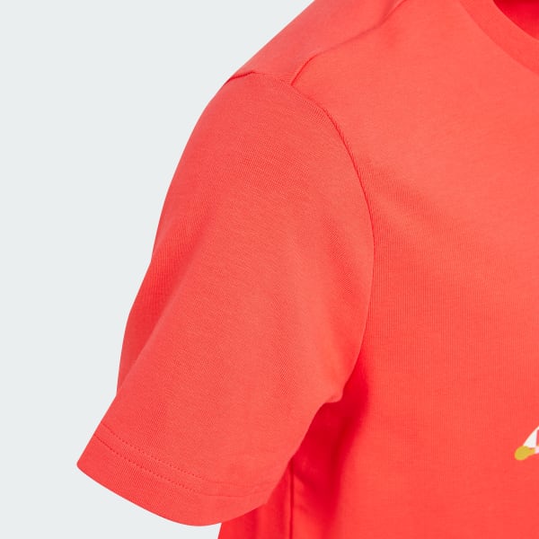 Vermelho Camiseta Estampada adidas x FARM Rio