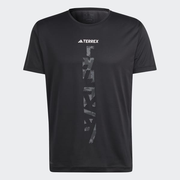 Black Terrex Agravic Trail Running Tee