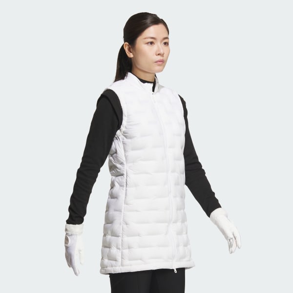 アディダス 【ゴルフ】Frost Guard 撥水 ダウンベスト - ホワイト