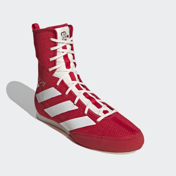adidas Box Hog 3 Shoes in Red and White | adidas UK
