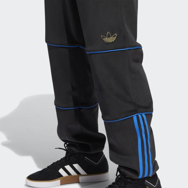 cerná Sportovní kalhoty Tyshawn Velour (unisex) TV901