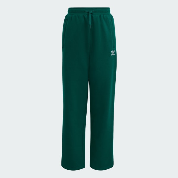 Verde Pantaloni Wide Leg Fleece