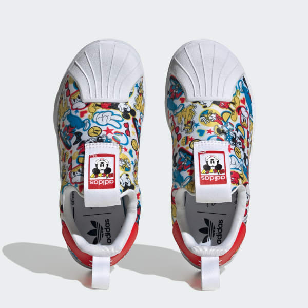 Blanco Zapatillas adidas Originals x Disney Mickey Superstar 360 Kids