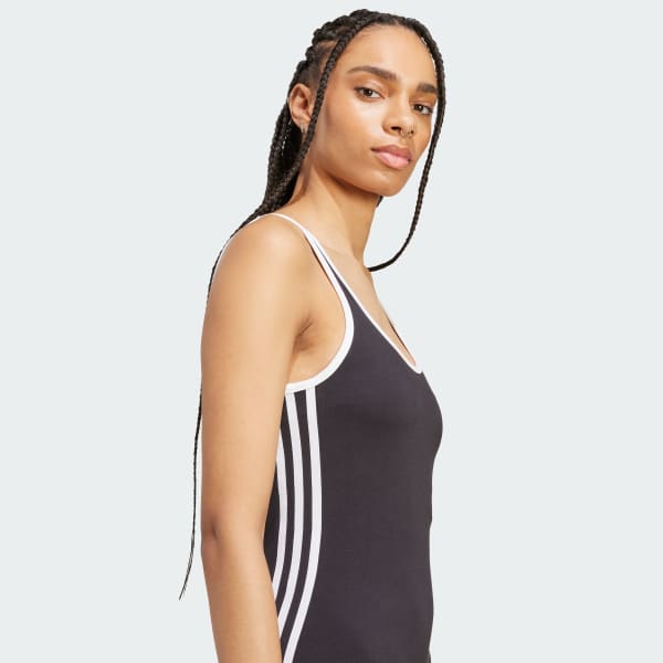 adidas Adicolor 3-Stripes Tank Dress Mini - Black | Free