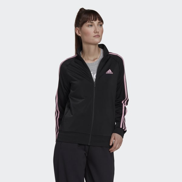 adidas Primegreen Essentials Warm-Up Slim 3-Stripes Track Jacket ...