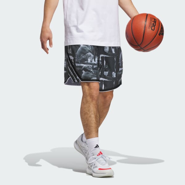 Vit adidas Crazy Lite AOP shorts