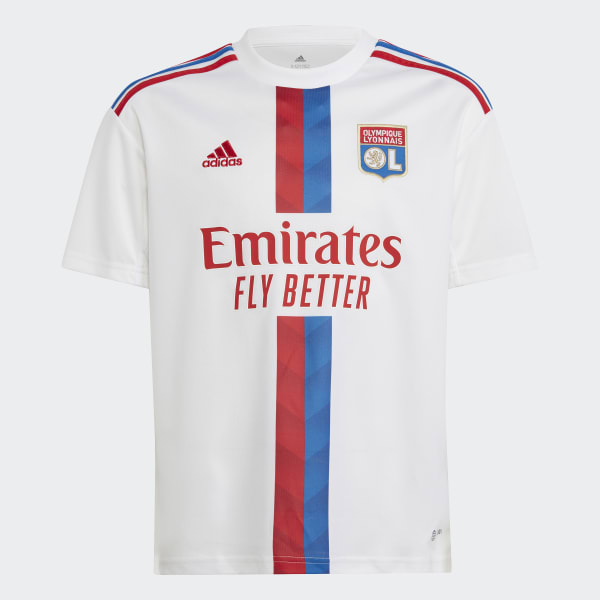 adidas Olympique Lyonnais 22 23 Thuisshirt Wit adidas