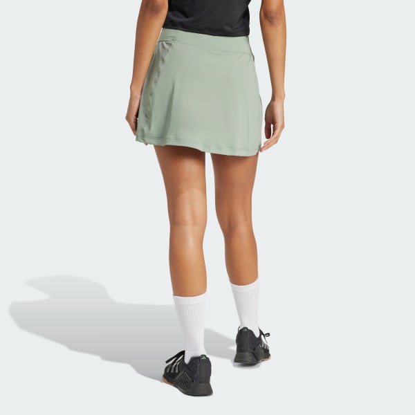 Green Optime Skort With Integrated Bike Shorts