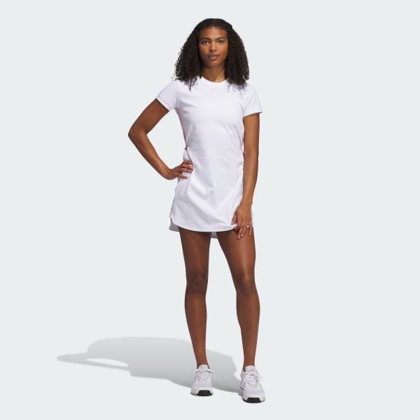 アディダス 【ゴルフ】ツイストニット クルーネック 半袖ワンピース