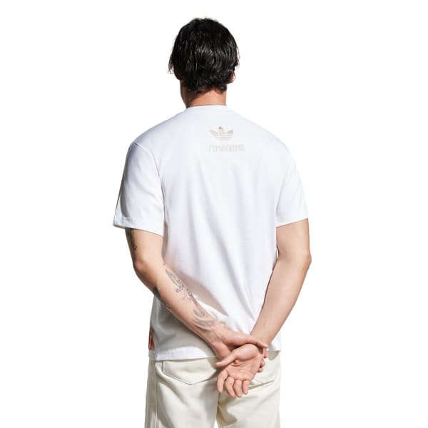 White Emre Yusufi T-shirt White & Gold