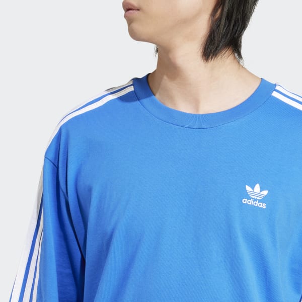 アディダス アディカラー オーバーサイズTシャツ - ブルー