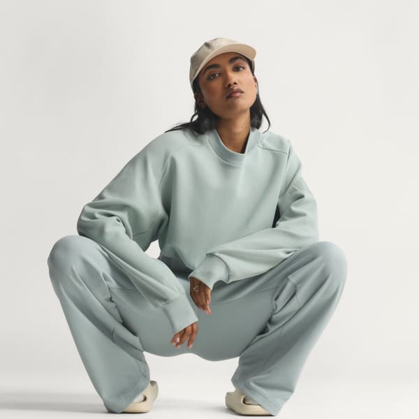 vert PANTALON DROIT SOFT LUX