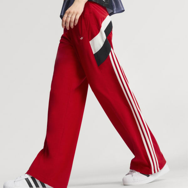 adidas Blocking Track Pants - Red | Free Shipping with adiClub