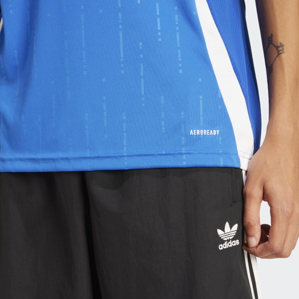 adidas イタリア代表 BARELLA シャツ 日本サイズXL Italy_24_Home_Jersey_Blue_IN06