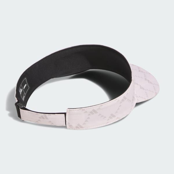 Pink  Monogram Print Fairway Golf Visor