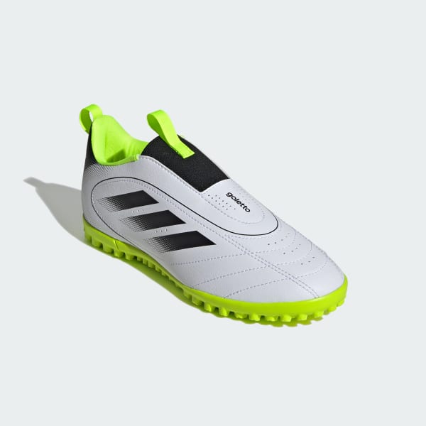 adidas Goletto IX Laceless Turf Soccer Shoes Kids White Free Shipping with adiClub adidas US