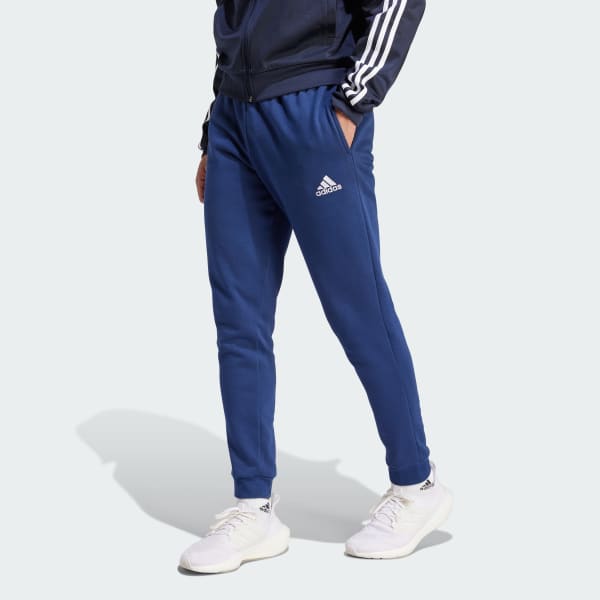 Herren Bekleidung Sport- Training adidas Fleece Entrada 22 Jogginghose in Blau für Herren und Fitnesskleidung Jogginghosen 