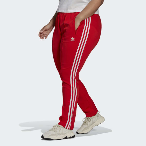 adidas SST Track Pants (Plus Size) - Red | Women's Lifestyle | adidas US