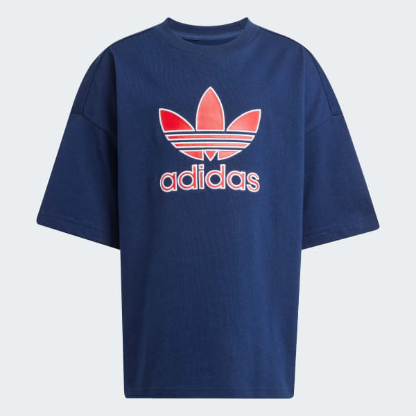 Adidas originals t shirt navy blue shop