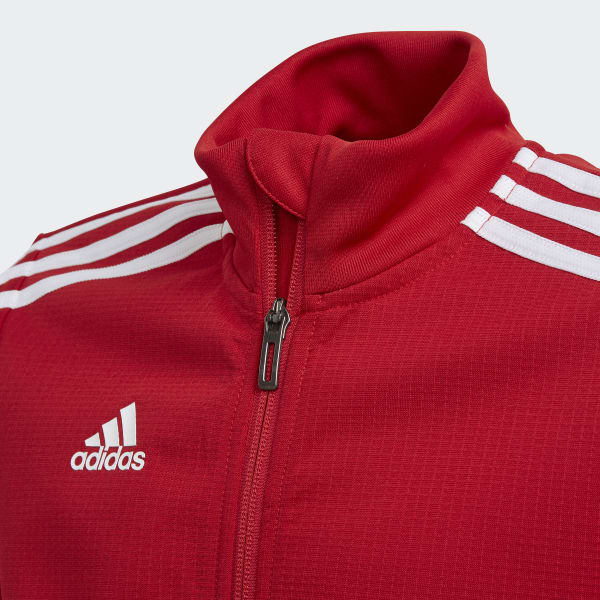 adidas red training jacket