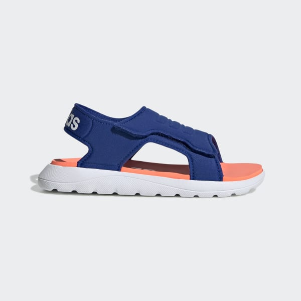 royal blue and white sandals