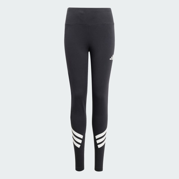 Black Future Icons 3-Stripes Leggings Kids