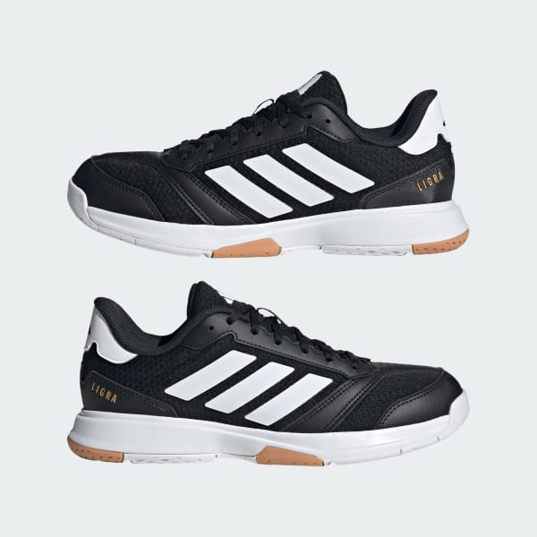 adidas Ligra 8 Indoor Sneakers - Black | Free Shipping with adiClub