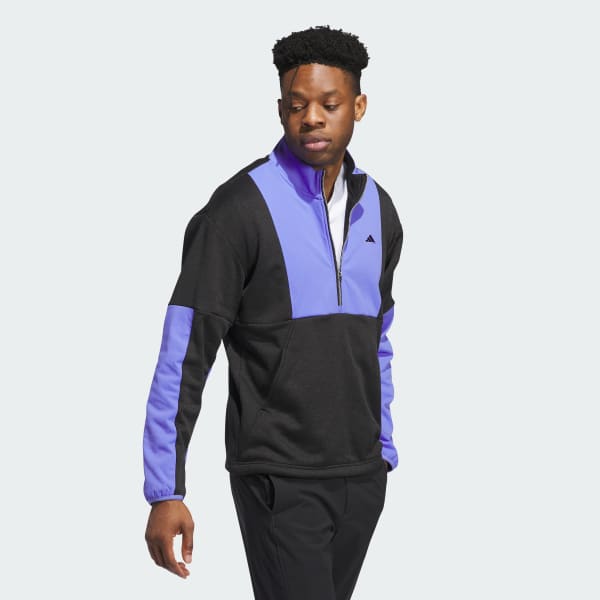 Noir Pull demi-zip hybride Go-to Dwr
