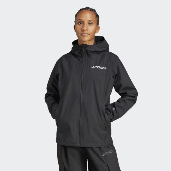 adidas Terrex Multi 2L RAIN.RDY Jacket - Brown | Free Shipping