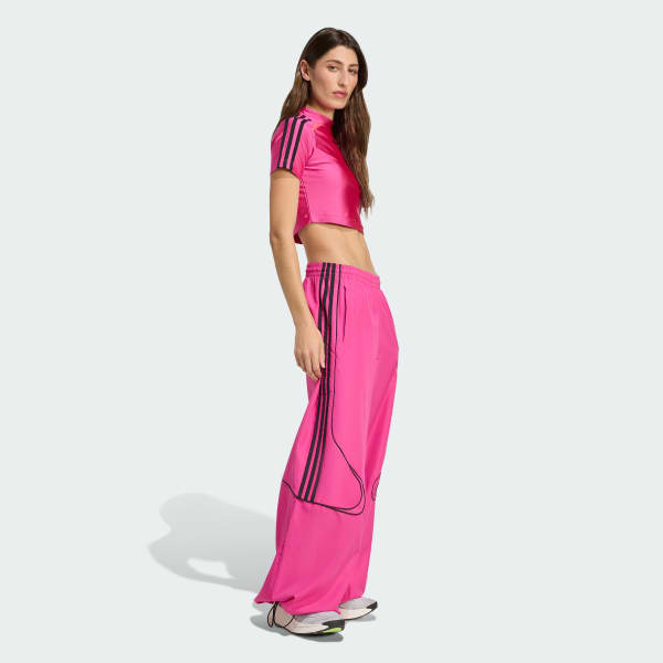 Rosa Camiseta Baby Look Teamgeist Adicolor