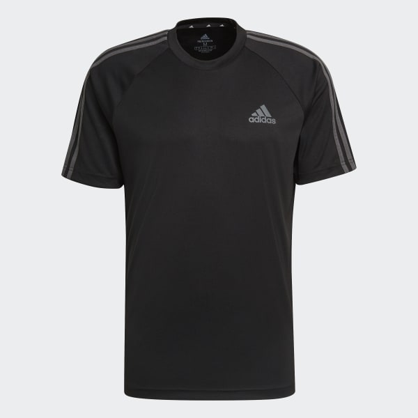 Polo AEROREADY Sereno 3 Tiras Negro adidas adidas Peru